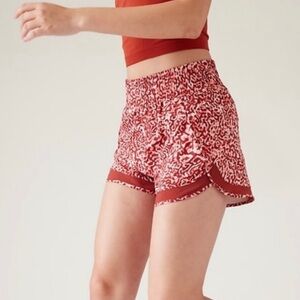 Athleta Mesh Racer High Rise Short